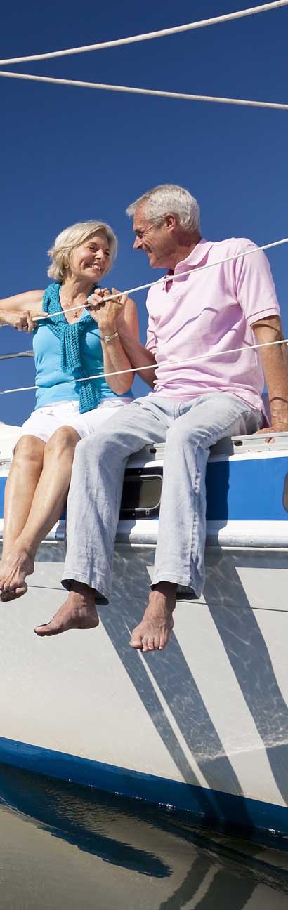 benefits of fixed indexed annuities Florida couple on boat
